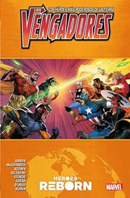 Marvel Premiere. Los Vengadores 9. Heroes Reborn | N0224-PAN31 | Erica D'Urso, Aaron Kuder, R. M. Guerá, Jason Aaron, Federico Vicentini, Dale Keown, Ed McGuinness, James Stokoe | Terra de Còmic - Tu tienda de cómics online especializada en cómics, manga y merchandising