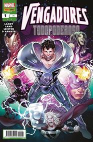 Los Vengadores: Todopoderoso 1 | N0723-PAN64 | Derek Landy, Greg Land | Terra de Còmic - Tu tienda de cómics online especializada en cómics, manga y merchandising