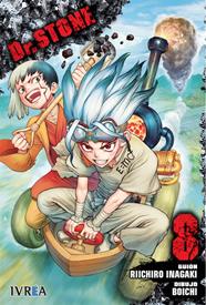 Dr. Stone 08 | N0719-IVR03 | Riichiro Inagaki y Boichi | Terra de Còmic - Tu tienda de cómics online especializada en cómics, manga y merchandising