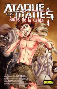Ataque a los Titanes: Antes de la caída 04 | N0316-NOR01 | Hajime Isayama, Rio Suzukaze, Shimaboto, Sathoshi Shiki. | Terra de Còmic - Tu tienda de cómics online especializada en cómics, manga y merchandising