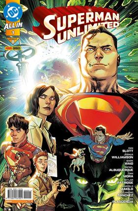 Superman Unlimited 1 | N1125-PAN40 | Dan Mora, Skylar Patridge, Dan Slott, Joshua Williamson, Mark Waid, Rafael Albuquerque | Terra de Còmic - Tu tienda de cómics online especializada en cómics, manga y merchandising