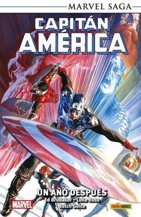 Marvel Saga TPB. Capitán América 9. Un año después | N1025-PAN34 | Ed Brubaker, Butch Guice, Luke Ross | Terra de Còmic - Tu tienda de cómics online especializada en cómics, manga y merchandising