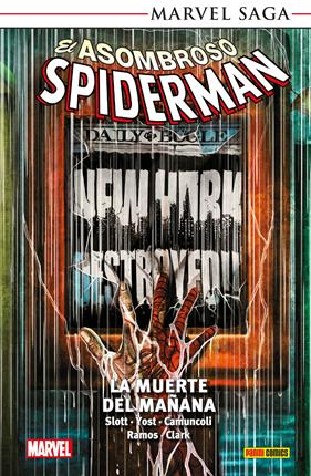 Marvel Saga TPB. El Asombroso Spiderman 35. La muerte del mañana | N0926-PAN42 | Christopher Yost, Emma Rios, Giuseppe Camuncoli, Dan Slott, Humberto Ramos | Terra de Còmic - Tu tienda de cómics online especializada en cómics, manga y merchandising