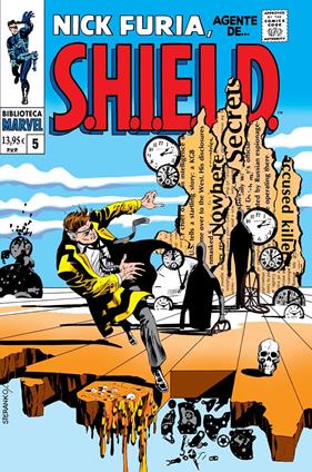 Biblioteca Marvel 98. Nick Furia, Agente de S.H.I.E.L.D 5 | N0825-PAN34 | Frank Springer, Ernie Hart, Roy Thomas, Jim Steranko, Archie Goodwin, Herb Trimpe | Terra de Còmic - Tu tienda de cómics online especializada en cómics, manga y merchandising