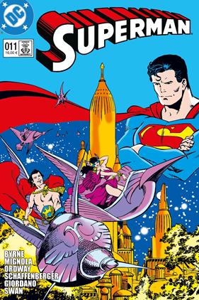 Biblioteca Superman 11 | N0426-PAN88 | George Pérez, Jerry Ordway, Mike Mignola, Kurt Schaffenberger, John Byrne, Dick Giordano, Curt Swan, Roger Stern | Terra de Còmic - Tu tienda de cómics online especializada en cómics, manga y merchandising