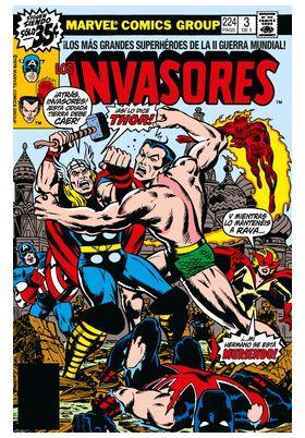 Marvel Limited Edition TPB. Los Invasores 3 de 5 | N0225-PAN0000 | Roy Thomas, Jim Mooney, Frank Robbins, Don Glut, Chic Stone y Alan Kupperberg | Terra de Còmic - Tu tienda de cómics online especializada en cómics, manga y merchandising