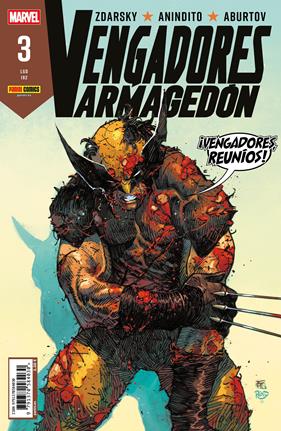 Vengadores: Armagedón 3 de 5 | N1226-PAN40 | Chip Zdarsky, Delio Diaz, Frank Alpizar | Terra de Còmic - Tu tienda de cómics online especializada en cómics, manga y merchandising
