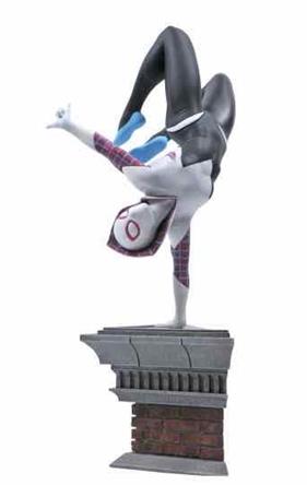 HANDSTAND SPIDER-GWEN DIORAMA 28 CM MARVEL GALLERY DIAMOND SELECT TOYS | N0222-MERCH16 | Terra de Còmic - Tu tienda de cómics online especializada en cómics, manga y merchandising