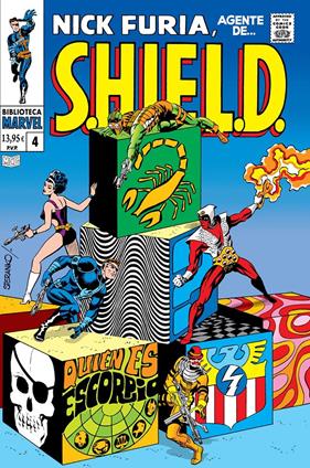 Biblioteca Marvel 82. Nick Furia, Agente de S.H.I.E.L.D 4. 1968 | N0325-PAN26 | Jim Steranko | Terra de Còmic - Tu tienda de cómics online especializada en cómics, manga y merchandising