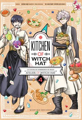 Kitchen of Witch Hat, Vol. 4 | N1222-MILK13 | Hiromi Sato / Kamome Shirahama | Terra de Còmic - Tu tienda de cómics online especializada en cómics, manga y merchandising