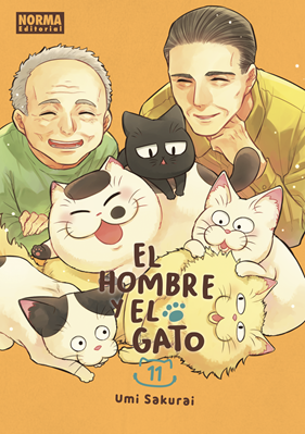 El hombre y el gato 11 | N0925-NOR24 | Umi Sakurai | Terra de Còmic - Tu tienda de cómics online especializada en cómics, manga y merchandising