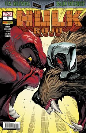 Un mundo bajo Muerte: Hulk Rojo 3 | N0326-PAN37 | Geoff Shaw, Jethro Morales, Gabriel Guzman, Benjamin Percy | Terra de Còmic - Tu tienda de cómics online especializada en cómics, manga y merchandising