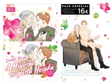 A Miyoshi le gusta Hosaka Vol 2 (Pack especial con stand acrílico) | N1223-OTED17 | Scarlet Beriko | Terra de Còmic - Tu tienda de cómics online especializada en cómics, manga y merchandising