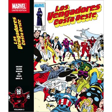 Marvel Limited Edition. Los Vengadores costa oeste 3 | N1224-PAN00 |  Steve Englehart y Al Milgrom con David Michelinie, Bob Hall, Tom DeFalco, Keith Pollard, Marshall Rogers, Ron Frenz y Butch Guice | Terra de Còmic - Tu tienda de cómics online especializada en cómics, manga y merchandising