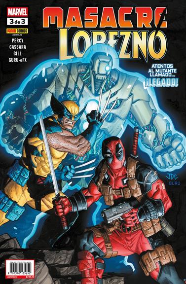 Masacre / Lobezno 3 | N0326-PAN06 | Robert Gill, Joshua Cassara, Benjamin Percy | Terra de Còmic - Tu tienda de cómics online especializada en cómics, manga y merchandising