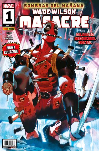 Wade Wilson Masacre 1 Portada Simone di Meo | N0826-PAN02 | Geoff Shaw, Carlos Villa, Benjamin Percy, Gail Simone | Terra de Còmic - Tu tienda de cómics online especializada en cómics, manga y merchandising