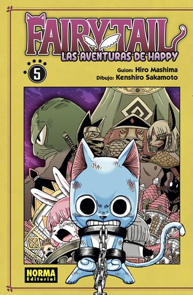 Fairy Tail Las aventuras de Happy 05 | N0825-NOR30 | Hiro Mashima | Terra de Còmic - Tu tienda de cómics online especializada en cómics, manga y merchandising