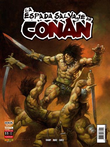 La Espada Salvaje de Conan 11 | N0526-PAN03 | Danny Earls, Ron Marz, Liam Sharp | Terra de Còmic - Tu tienda de cómics online especializada en cómics, manga y merchandising