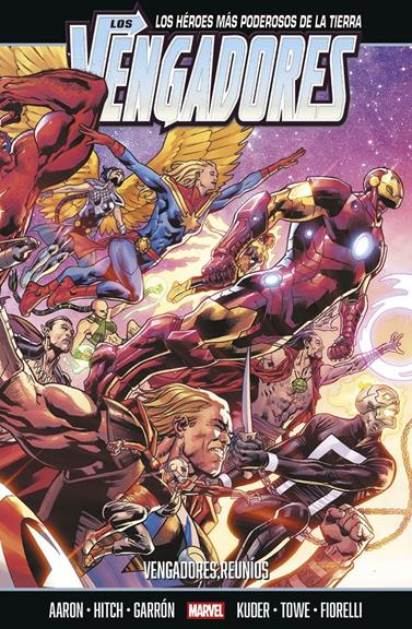 Marvel Premiere. Los Vengadores 15. Vengadores, reuníos | N0825-PAN08 | Aaron Kuder, Javier Garrón, Bryan Hitch, Jason Aaron | Terra de Còmic - Tu tienda de cómics online especializada en cómics, manga y merchandising