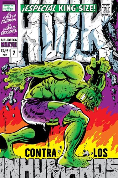 Biblioteca Marvel 100. El Increíble Hulk 7. 1968-69 | N0925-PAN32 | Stan Lee, Frank Giacoia, Gary Friedrich, Herb Trimpe, Marie Severin | Terra de Còmic - Tu tienda de cómics online especializada en cómics, manga y merchandising