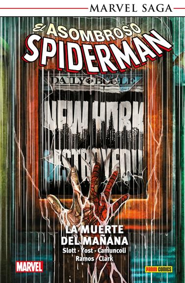 Marvel Saga TPB. El Asombroso Spiderman 35. La muerte del mañana | N0926-PAN42 | Christopher Yost, Emma Rios, Giuseppe Camuncoli, Dan Slott, Humberto Ramos | Terra de Còmic - Tu tienda de cómics online especializada en cómics, manga y merchandising