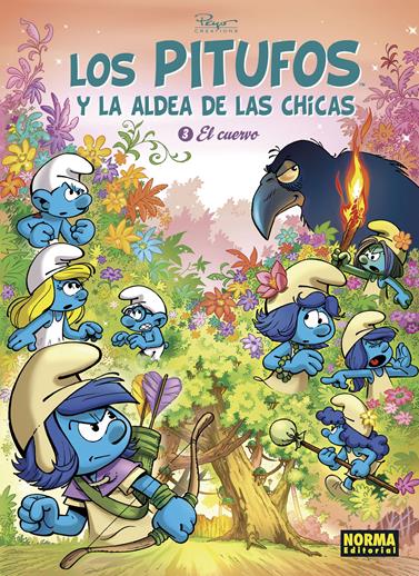 Los pitufos y la aldea de las chicas 3. El cuervo | N0221-NOR06 | Peyo | Terra de Còmic - Tu tienda de cómics online especializada en cómics, manga y merchandising