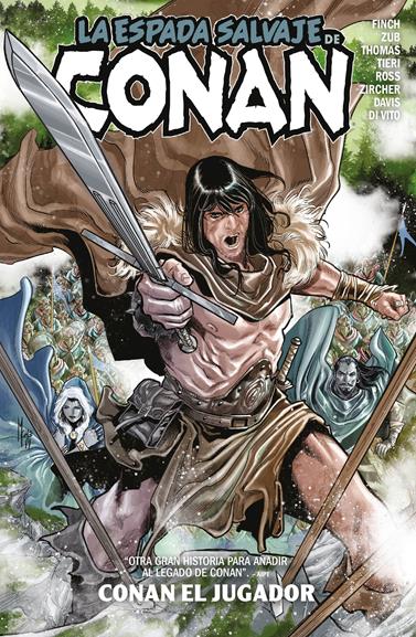 Marvel Premiere. La Espada Salvaje de Conan 2. Conan el jugador | N0525-PAN09 | Frank Tieri, Meredith Finch, Roy Thomas, Jim Zub, Patrick Zircher, Alan Davis, Andrea Di Vito, Luke Ross | Terra de Còmic - Tu tienda de cómics online especializada en cómics, manga y merchandising
