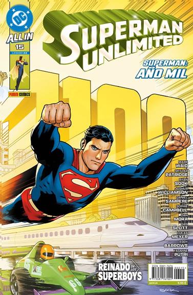 Superman Unlimited 15 | N1226-PAN73 | Dan Mora, Daniel Sampere, Lucas Meyer, Skylar Patridge, Sophie Campbell, Yasmine Putri, Dan Slott, Eddy Barrows, Joshua Williamson, Mark Waid, Ryan Sook | Terra de Còmic - Tu tienda de cómics online especializada en cómics, manga y merchandising