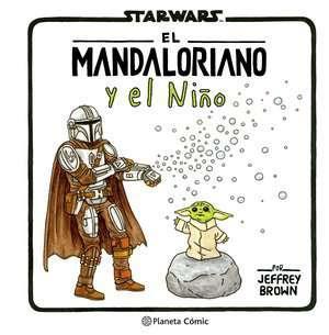The Mandalorian y el niño | N0424-PLA35 | Jeffrey Brown | Terra de Còmic - Tu tienda de cómics online especializada en cómics, manga y merchandising