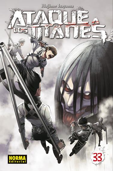 Ataque a los titanes 33 | N0621-NOR18 | Hajime Isayama | Terra de Còmic - Tu tienda de cómics online especializada en cómics, manga y merchandising
