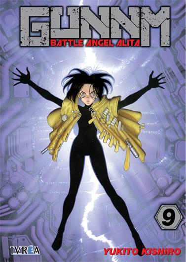 Gunnm. Battle Angel Alita 09 | N0818-IVR01 | Yukito Kishiro | Terra de Còmic - Tu tienda de cómics online especializada en cómics, manga y merchandising