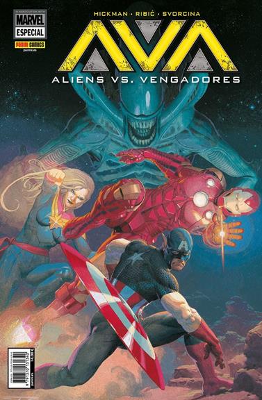 Aliens vs. Vengadores | N0925-PAN44 | Jonathan Hickman, Esad Ribic | Terra de Còmic - Tu tienda de cómics online especializada en cómics, manga y merchandising