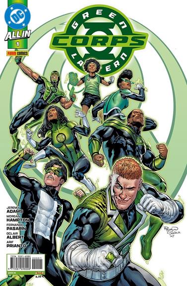 All In Green Lantern Corps 1 | N1025-PAN55 | Jeremy Adams, Oclair Albert, Morgan Hampton, Fernando Pasarin | Terra de Còmic - Tu tienda de cómics online especializada en cómics, manga y merchandising