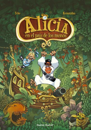Alicia en el país de los monos | N1025-OTED32 | Nicolas Keramidas, TEBO | Terra de Còmic - Tu tienda de cómics online especializada en cómics, manga y merchandising