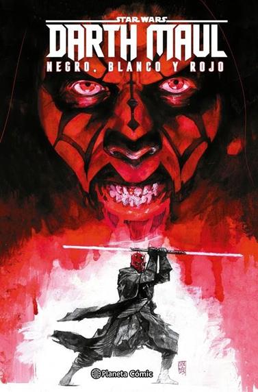 Star Wars Darth Maul: Blanco, negro y rojo | N0325-PLA40 | Varios Autores | Terra de Còmic - Tu tienda de cómics online especializada en cómics, manga y merchandising