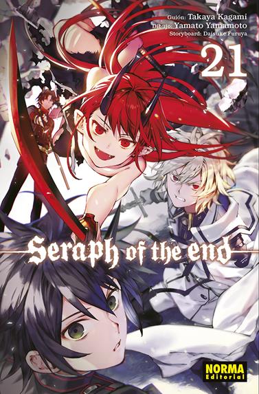 Seraph of the end 21 | N0223-NOR05 | Takaya Kagami, Yamato Yamamoto, Daisuke Furuya | Terra de Còmic - Tu tienda de cómics online especializada en cómics, manga y merchandising