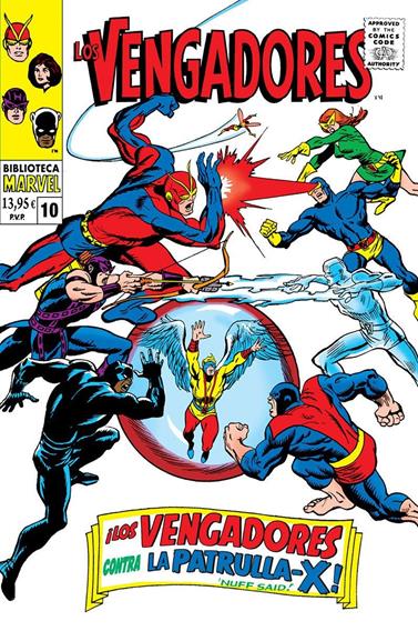 Biblioteca Marvel 94. Los Vengadores 10. 1968 | N0725-PAN36 | Howard Purcell, Roy Thomas, John Buscema, Werner Roth, Don Heck, Gary Friedrich | Terra de Còmic - Tu tienda de cómics online especializada en cómics, manga y merchandising