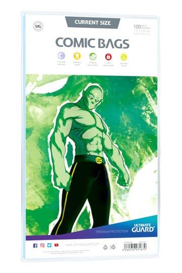 Ultimate Guard Comic Bags Bolsas de Comics Current Size (100) | N0923-UG01 | Terra de Còmic - Tu tienda de cómics online especializada en cómics, manga y merchandising