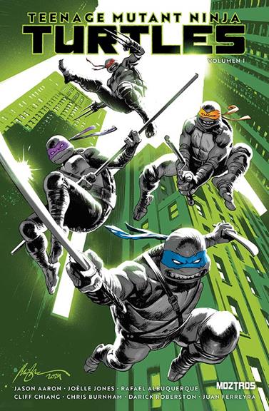 Teenage Mutant Ninja Turtles – Vol. 1 Regreso a Nueva York | N0925-OTED02 | Jason Aaron, Joëlle Jones, Rafael Albuquerque, Cliff Chiang, Chris Burnham, Darick Robertson y Juan Ferreyra | Terra de Còmic - Tu tienda de cómics online especializada en cómics, manga y merchandising