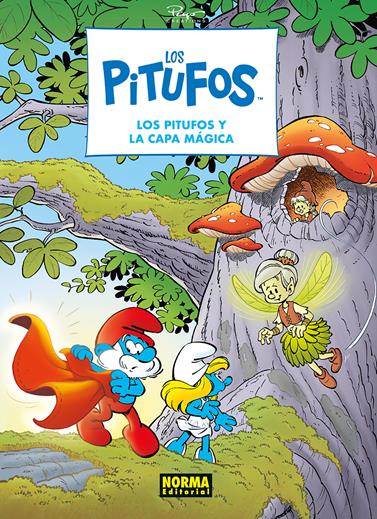 Los Pitufos 43. Los pitufos y la capa mágica | N1026-NOR36 | Alain Jost, Therry Culliford, Miguel Díaz Vizoso, Nine Culliford | Terra de Còmic - Tu tienda de cómics online especializada en cómics, manga y merchandising