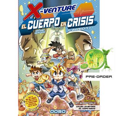 X-VENTURE: El cuerpo en crisis 03 + plush célula nerviosa | N0323-OTED03 | Hot-Blooded Souls | Terra de Còmic - Tu tienda de cómics online especializada en cómics, manga y merchandising