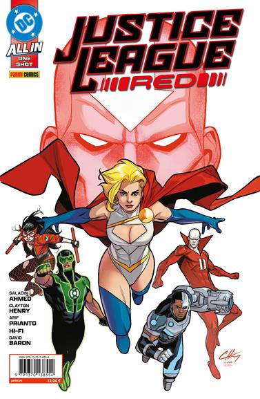All In Justice League Red | N0726-PAN12 | Clayton Henry, Saladin Ahmed | Terra de Còmic - Tu tienda de cómics online especializada en cómics, manga y merchandising